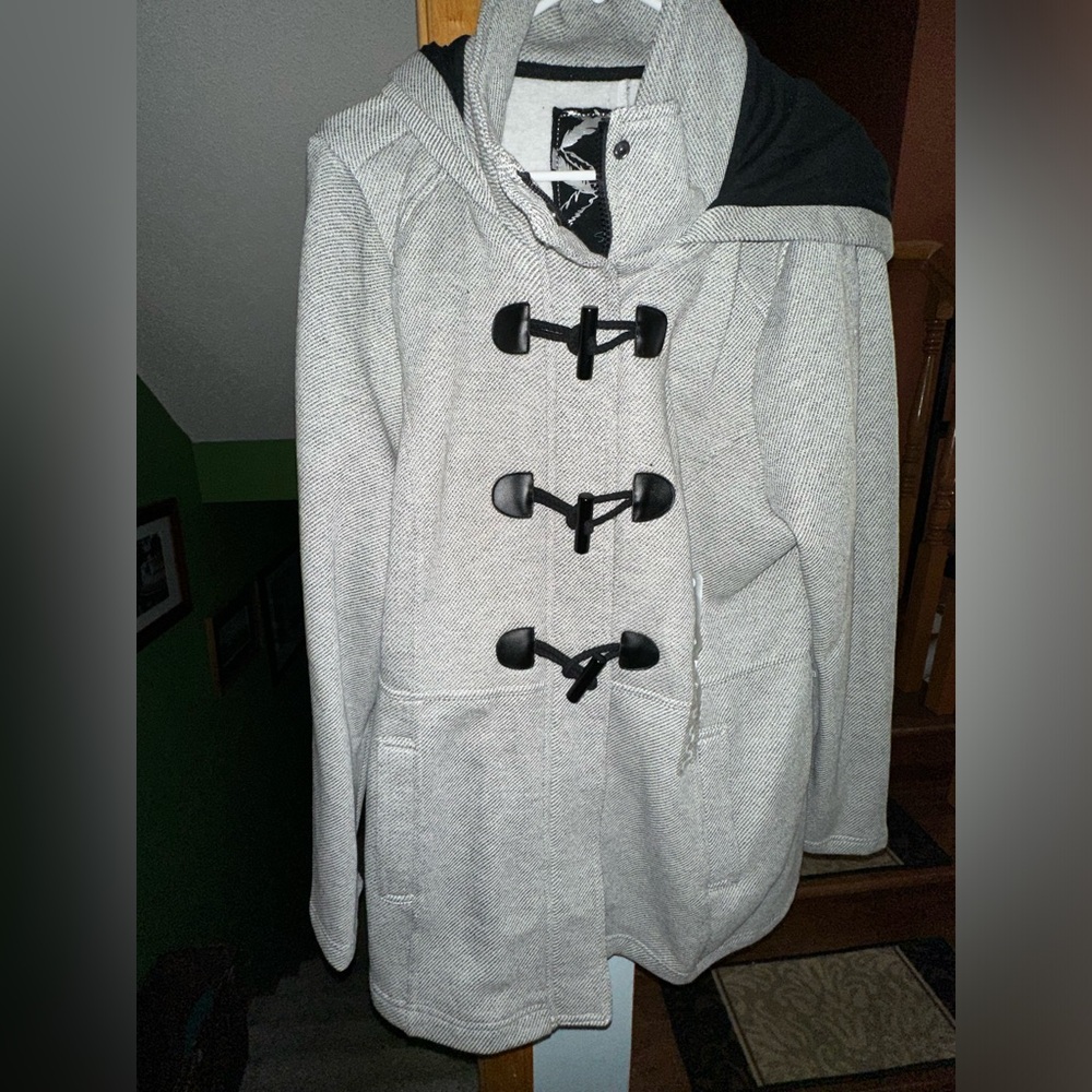 Sebby trench coat XXL light grey twill